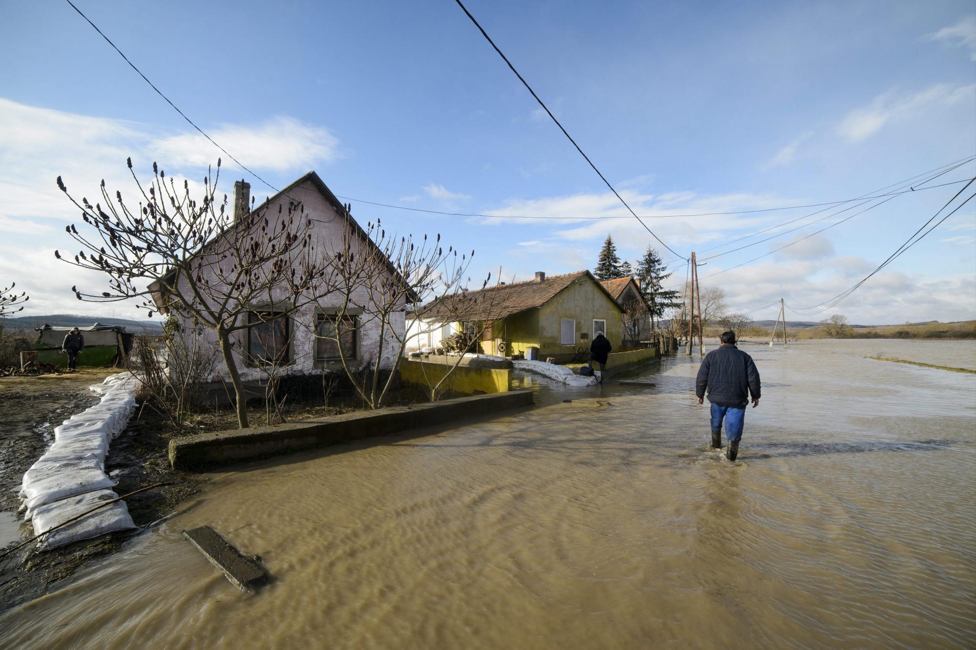 Inundaciones en Hungría