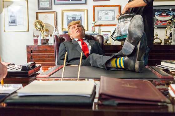 El actor como Trump