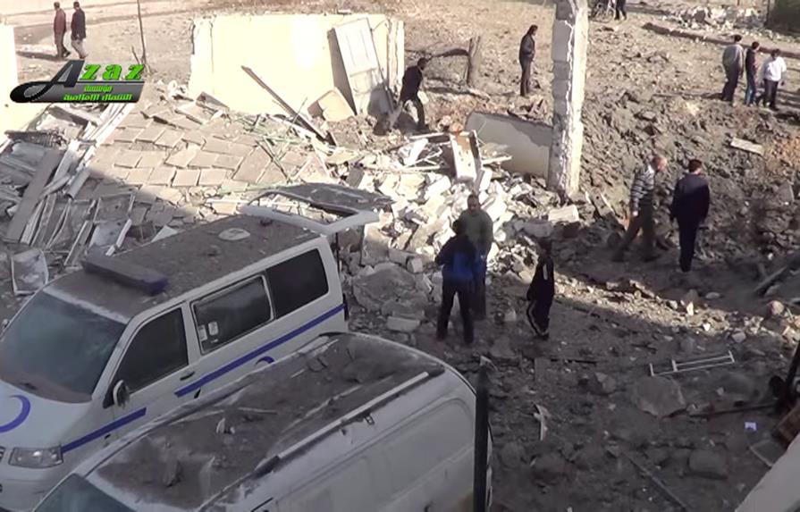 Aviones militares atacan hospitales y escuela en Siria 