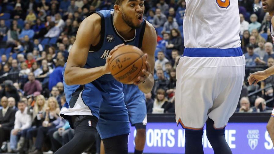 Karl-Anthony Towns acumuló 24 puntos y ocho rebotes en derrota de Minnesota