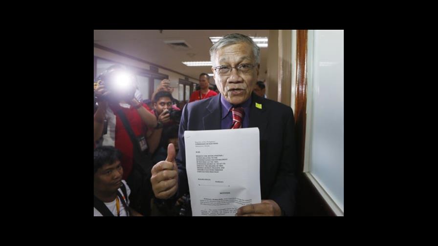 Piden a comité electoral Filipino parar combate de Pacquiao Piden a comité electoral Filipino parar combate de Pacquiao