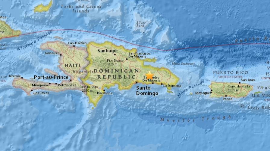 Se registra temblor de 4.1 grados en San Pedro de Macorís