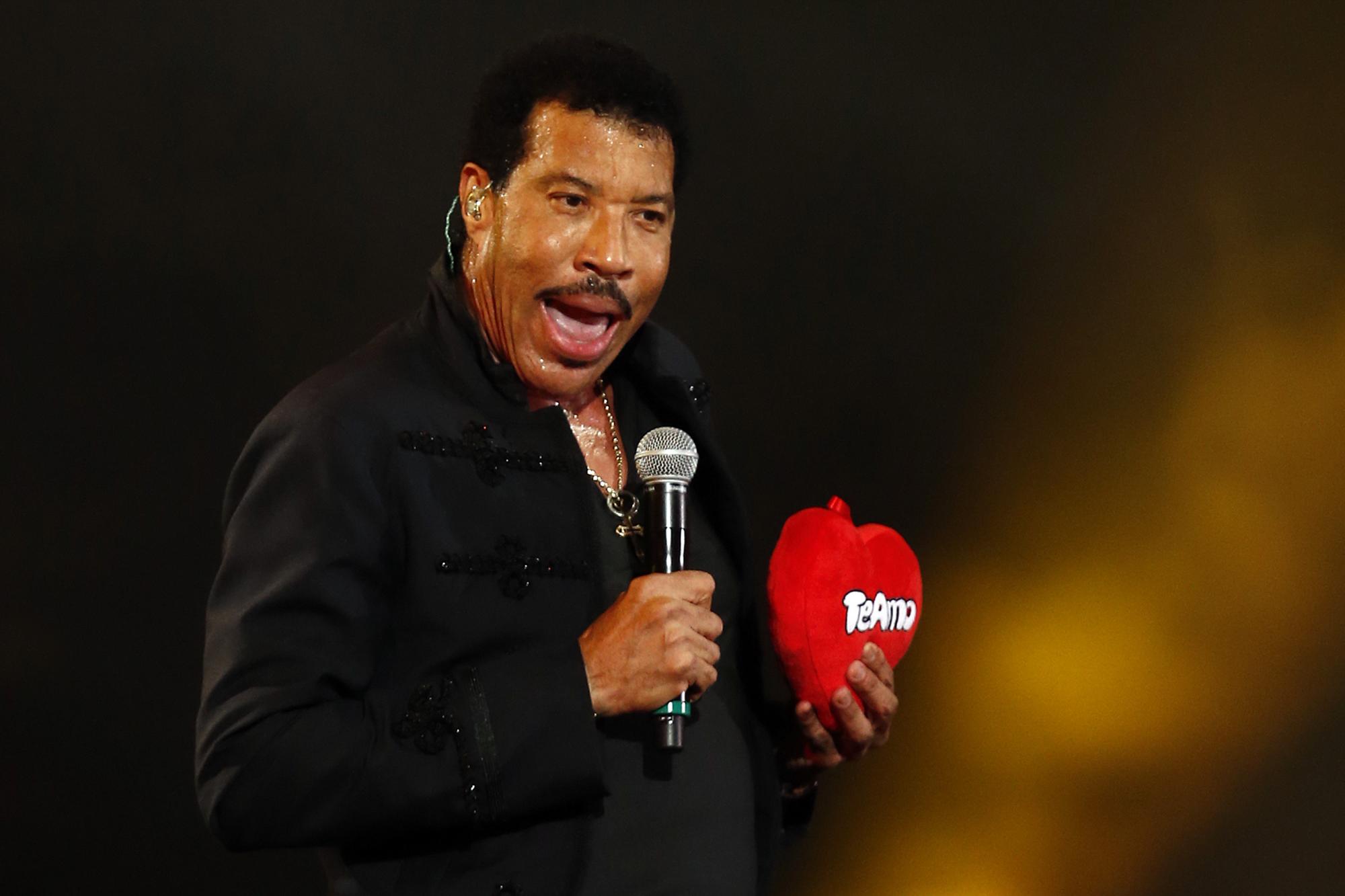 El cantante estadounidense Lionel Richie. 