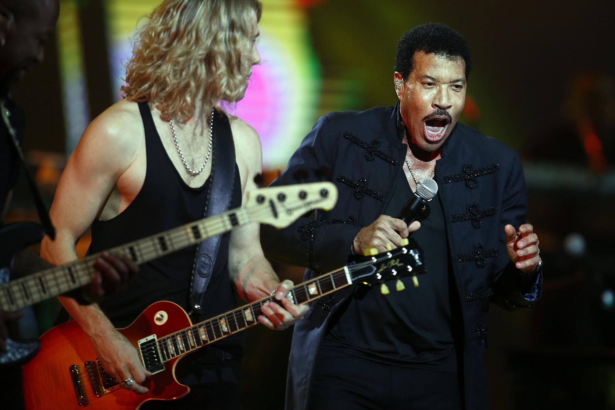 El cantante estadounidense Lionel Richie 