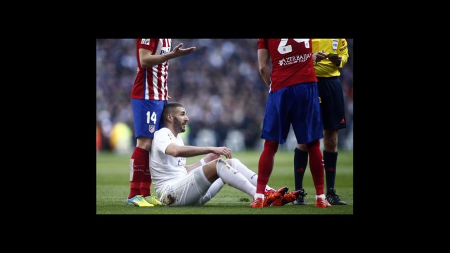 Real Madrid: Benzema lesionado estará inactivo durante 1 mes 