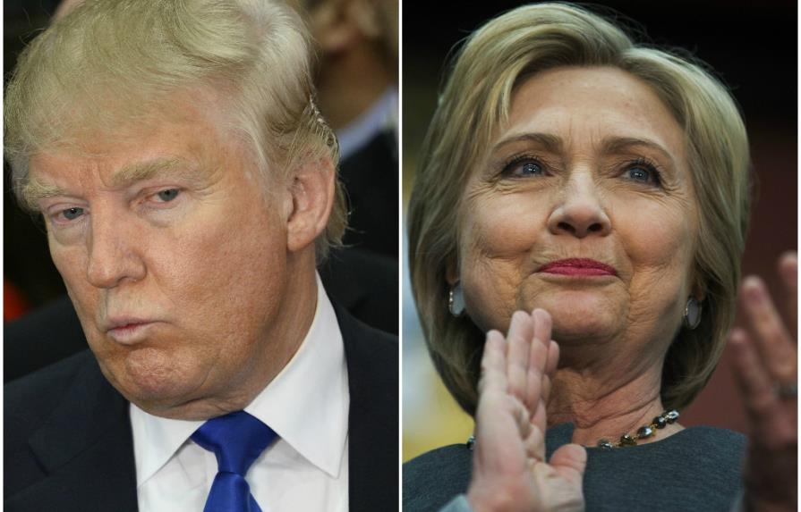 Trump y Clinton parten como favoritos para la crucial batalla del supermartes