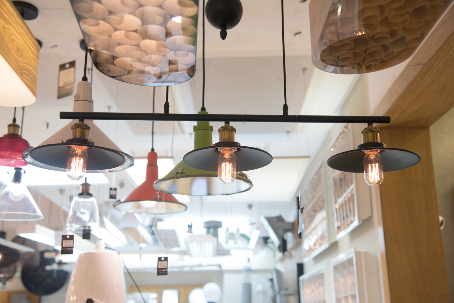 Lámpara de techo con bombillos vintage. Luminatti, RD$9,652