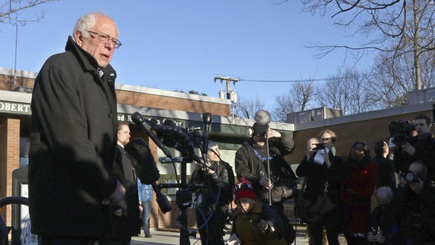 Bernie Sanders arrasa en las primarias demócratas de su estado, Vermont