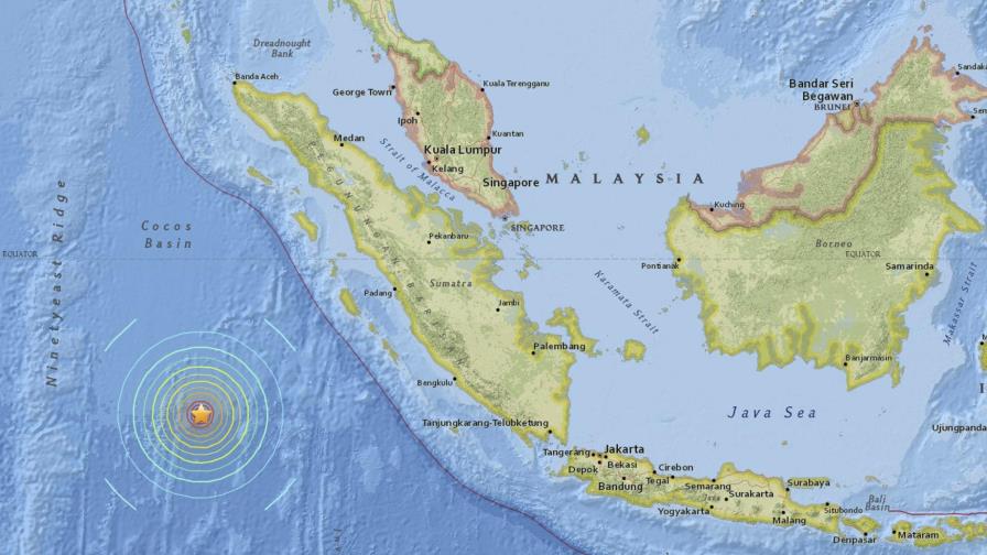 Terremoto de 7,9 grados sacude a Indonesia y se siente en Singapur