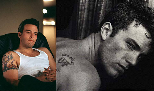 Ben Affleck y sus tatuajes