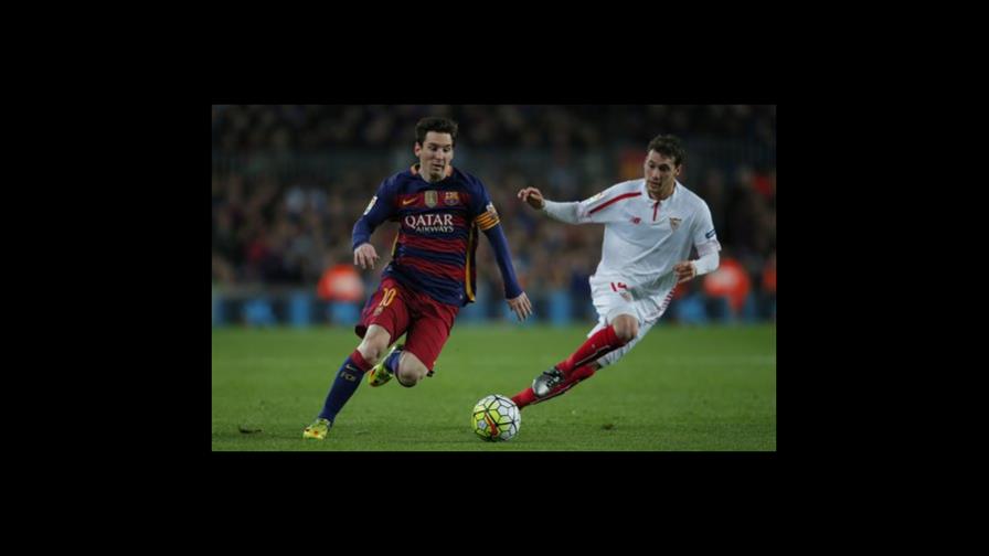 Triplete de Messi, victoria y récord de Barcelona 