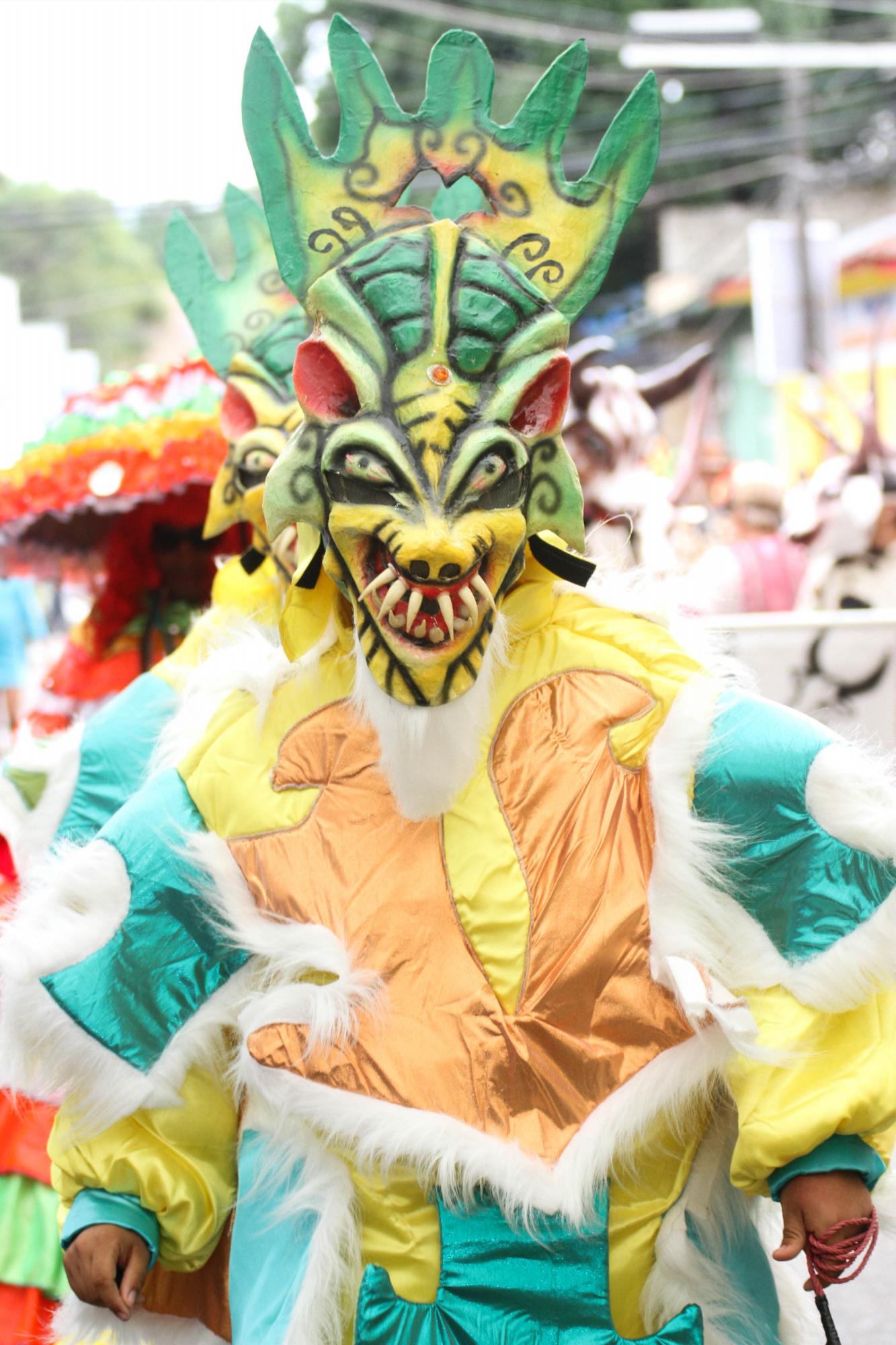 Una de las comparsas de esta fiesta popular.