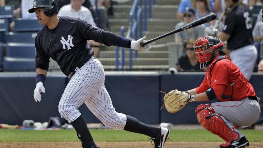 El bate de A-Rod sigue encendido al iniciar la primavera 