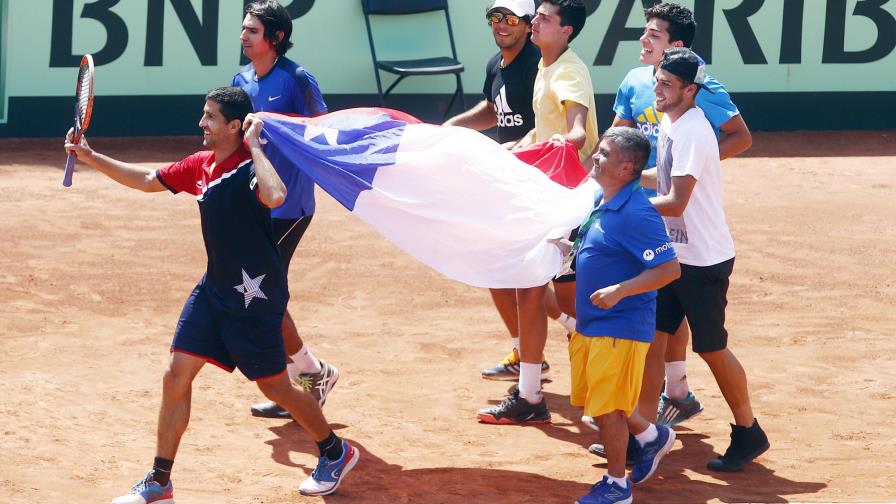 Chile completa la barrida sobre Dominicana en Copa Davis