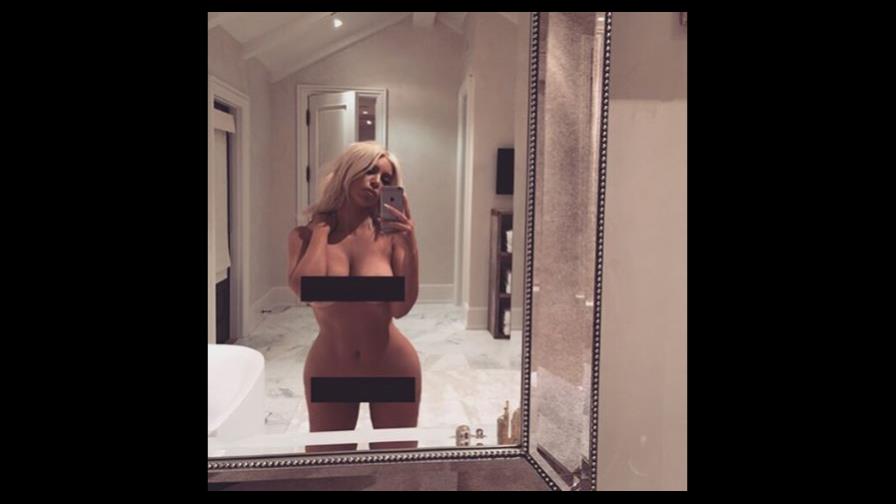 Kim Kardashian rompe Instagram con un nuevo desnudo