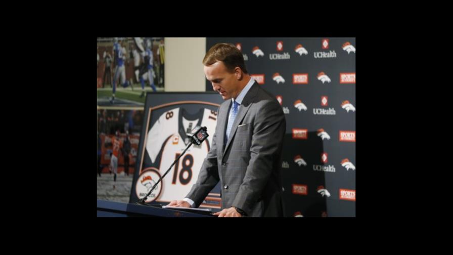 Peyton Manning anuncia su retiro 