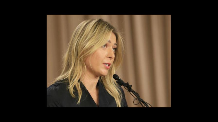 Sharapova: Cometí un gran error, decepcioné a mis fans