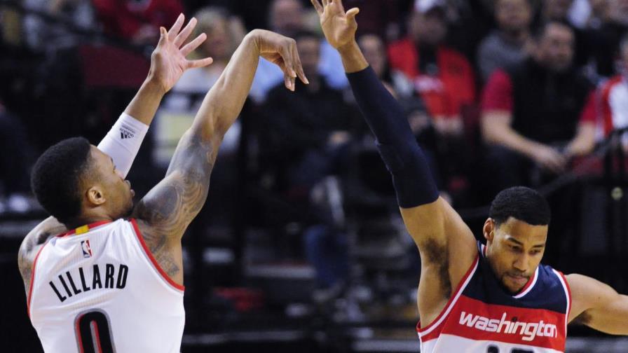 Lillard anota 41, guía a Trail Blazers ante Wizards 