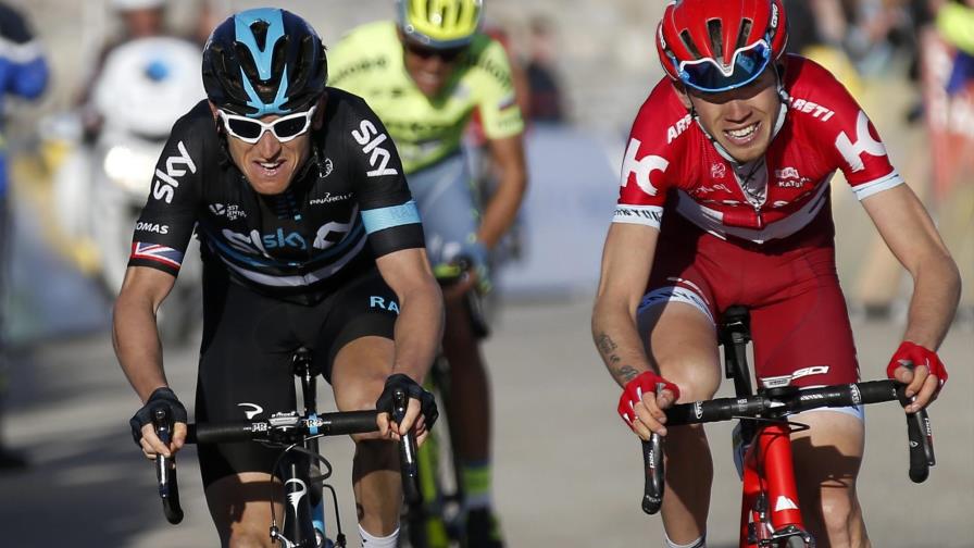 Thomas resiste el acoso de Contador y gana prueba por cuatro segundos