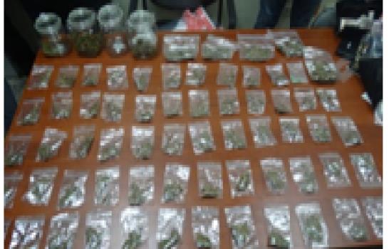 DNCD apresa varios hombres con marihuana, hookas y escopeta