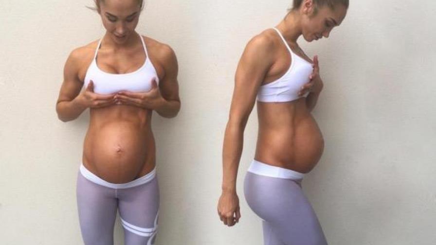 VÍDEO: Ex candidata a Miss Universo embarazada de casi nueve meses practica kick boxing