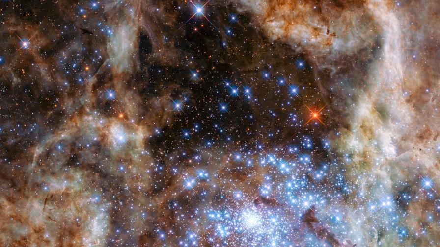 Identifican el mayor cúmulo de estrellas supermasivas conocido