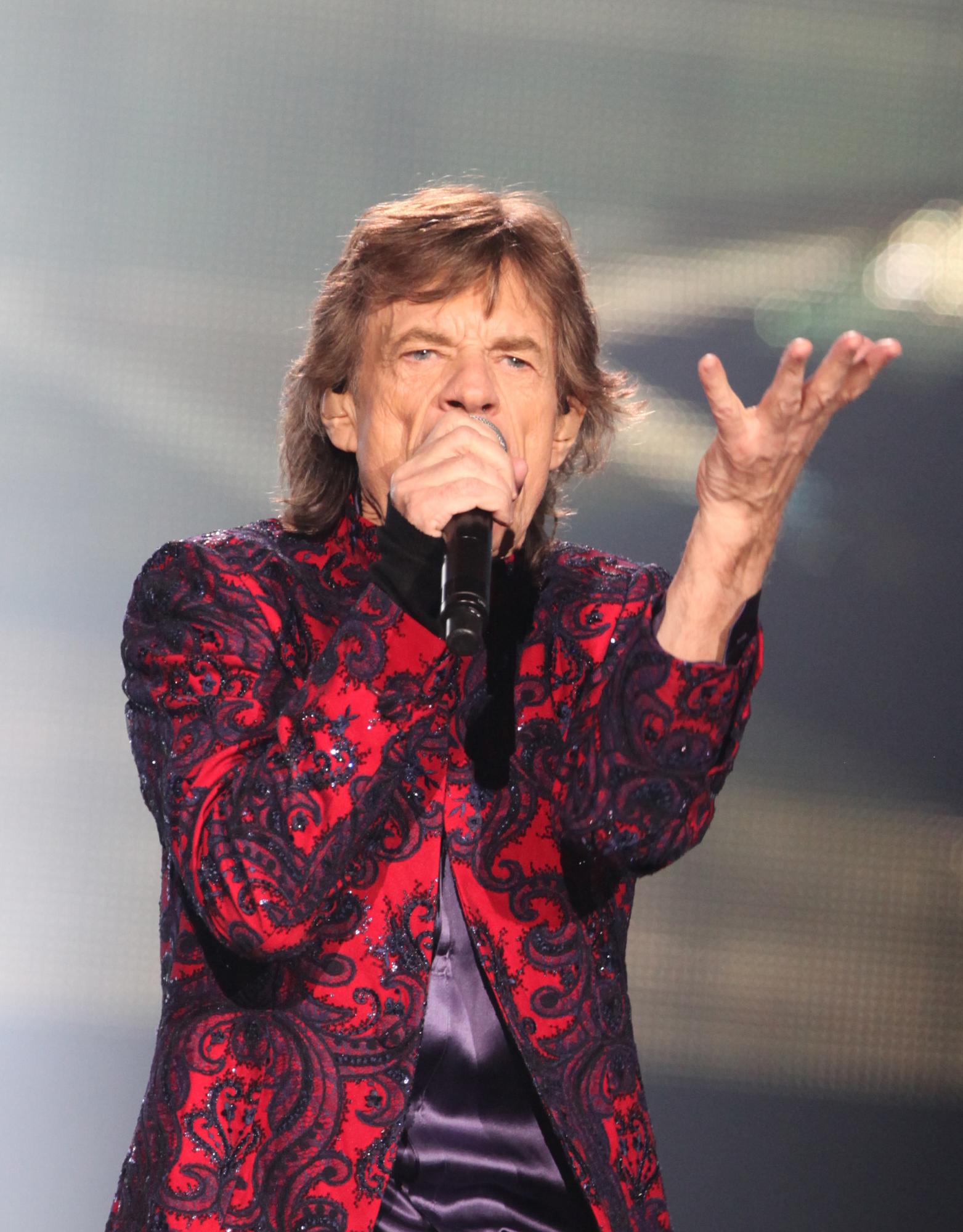 El líder de la banda The Rolling Stones se presentó en concierto en México.