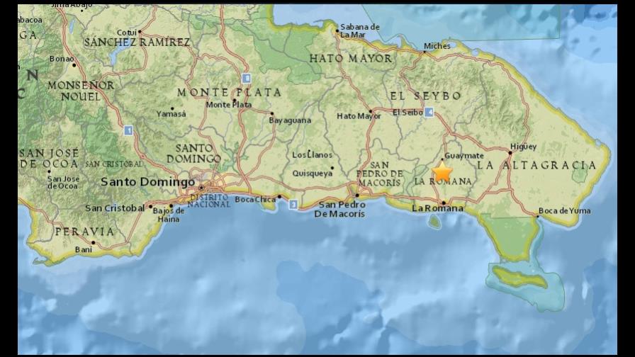 Temblor de 4.6 se registra en La Romana 