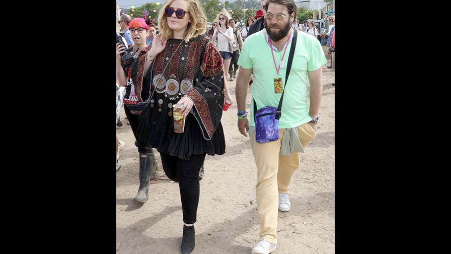 Divulgan fotografías de la vida privada de la cantante Adele