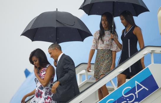 Barack Obama llegó a Cuba a las 4:20 de la tarde