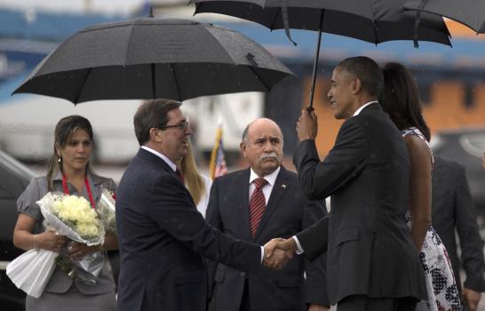 Barack Obama llegó a Cuba a las 4:20 de la tarde
