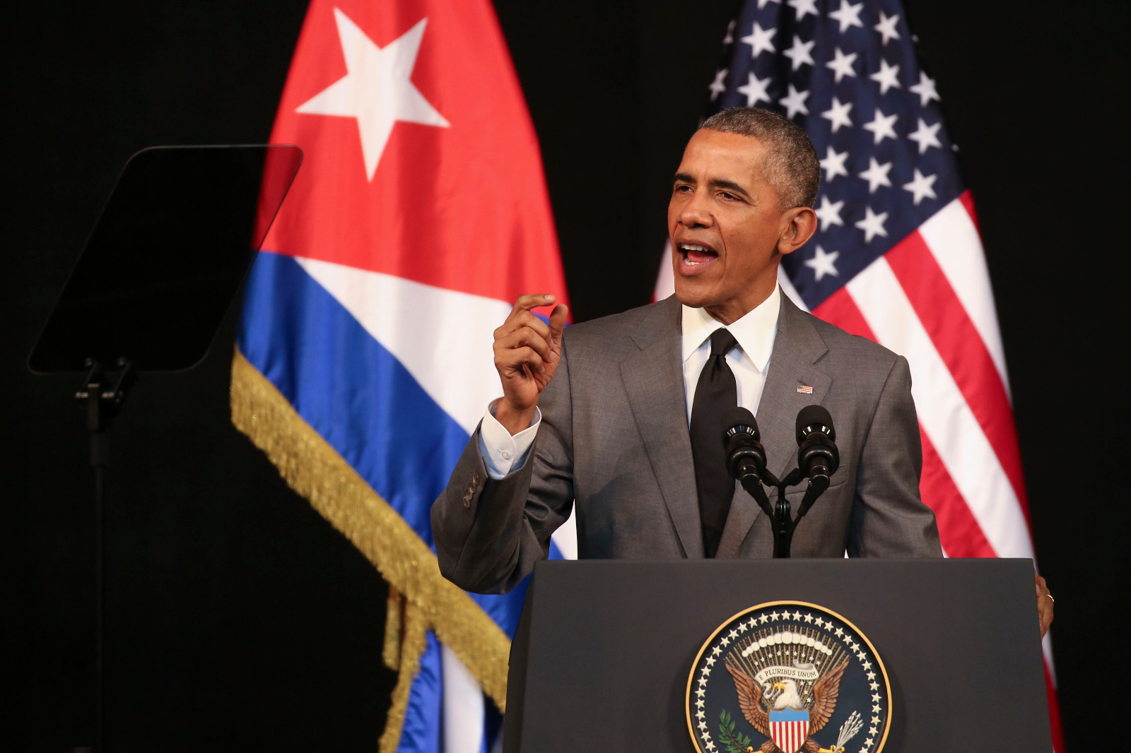 Obama en su discurso Obama en su discurso