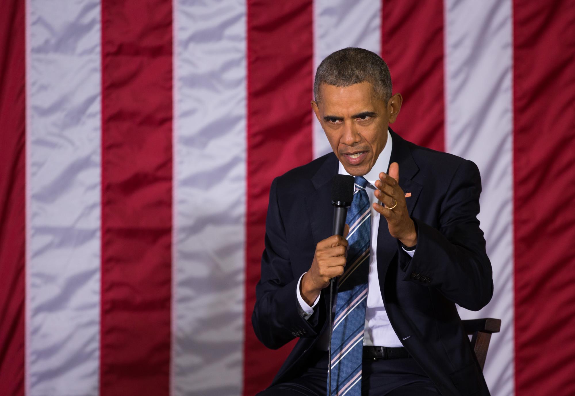El presidente de Estados Unidos, Barack Obama, participa en el foro empresarial Cuba-Estados el lunes 21 de marzo de 2016, en La Habana (Cuba). El presidente de Estados Unidos, Barack Obama, participa en el foro empresarial Cuba-Estados el lunes 21 de marzo de 2016, en La Habana (Cuba).