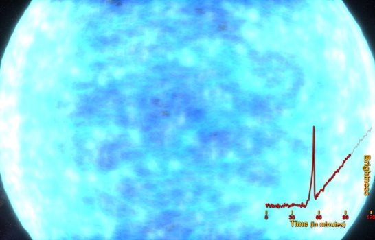 Observan por primera vez una onda de choque de una supernova