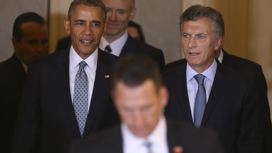 Obama llega a la sede del Gobierno de Argentina para reunirse con Macri Obama llega a la sede del Gobierno de Argentina para reunirse con Macri