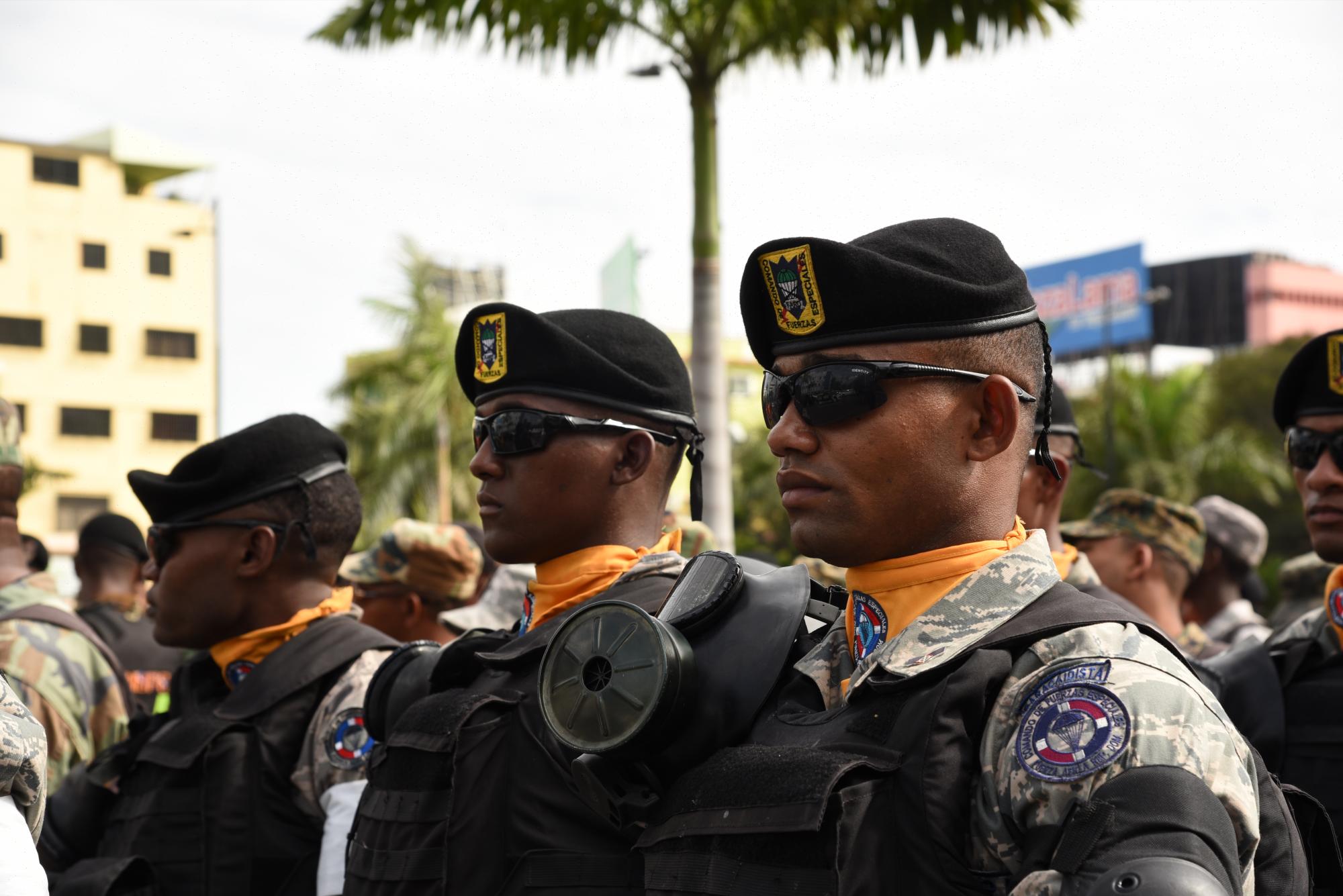 Los agentes convocados por la Policía para que se integren al patrullaje durante la Semana Santa.
