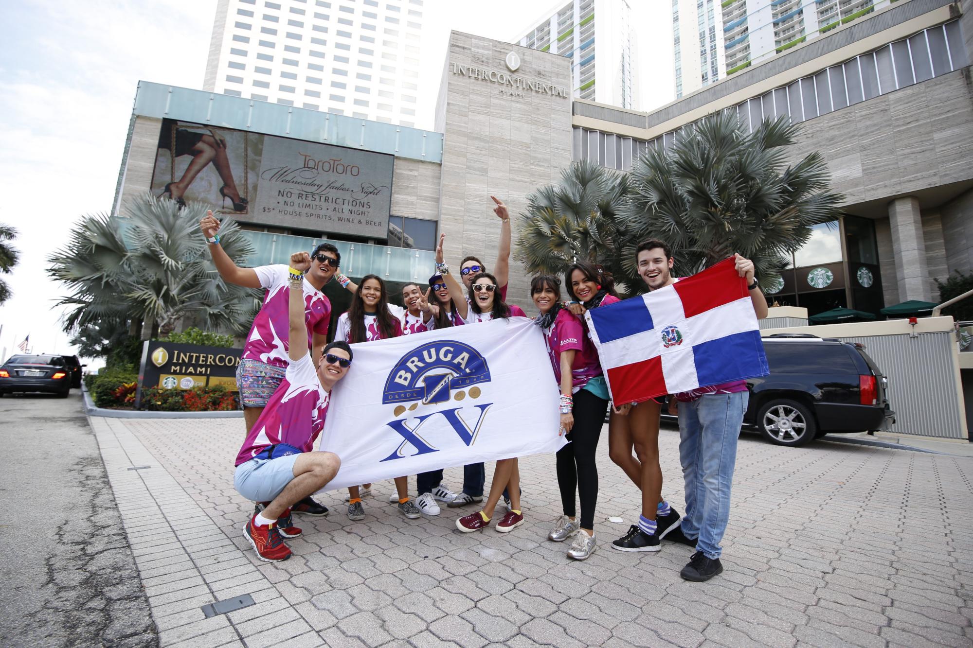 Los dominicanos en el evento
