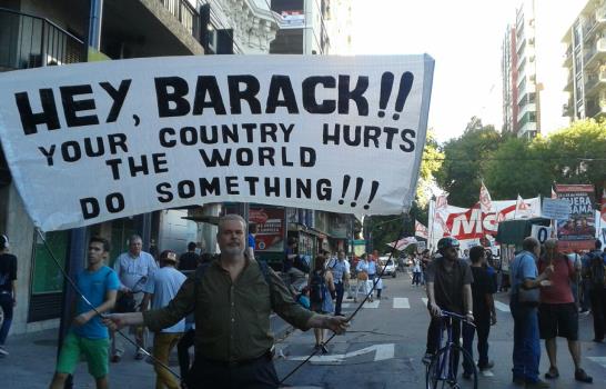 Izquierda en Argentina protesta contra la visita de Obama