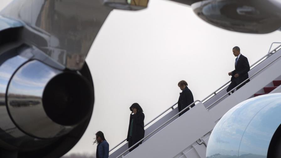 Obama llega a Estados Unidos tras su histórico viaje a Cuba y Argentina Obama llega a Estados Unidos tras su histórico viaje a Cuba y Argentina