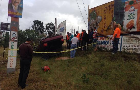 Al menos tres muertos en accidentes de tránsito en Santiago 