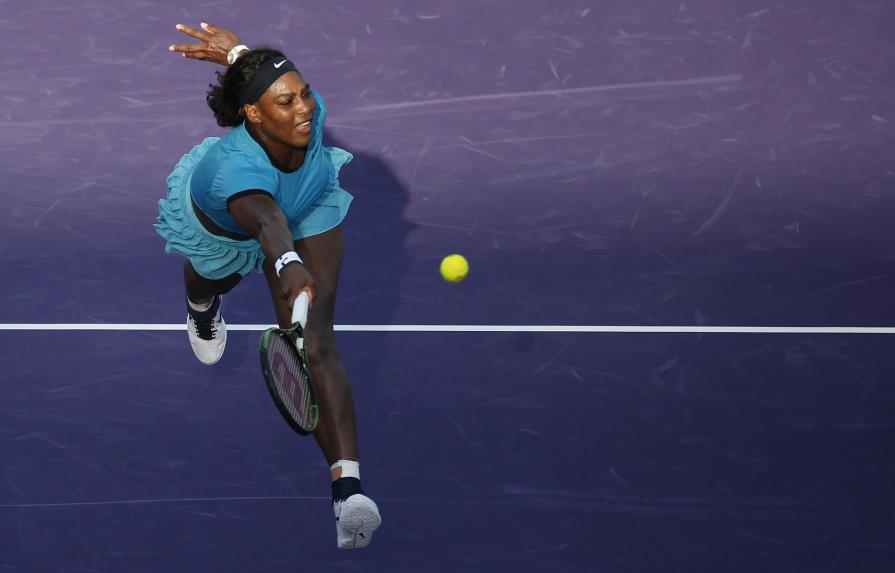Serena Williams gana sin brillo en Miami a la kazaja Diyas