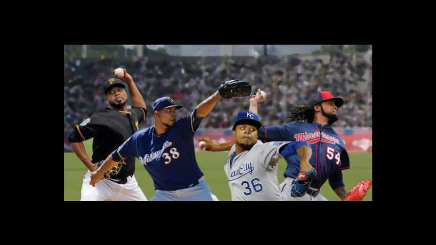 Cuatro pitchers dominicanos abrirán en el juego inaugural