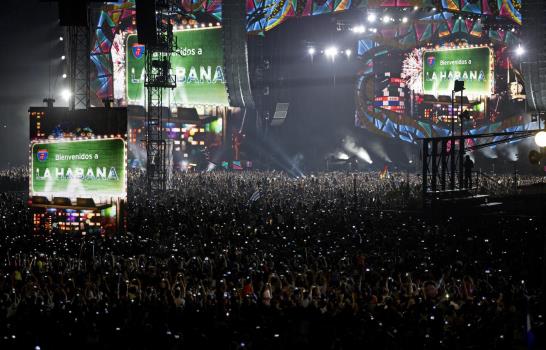 Rolling Stones cifran en 1,2 millones los asistentes a concierto en La Habana