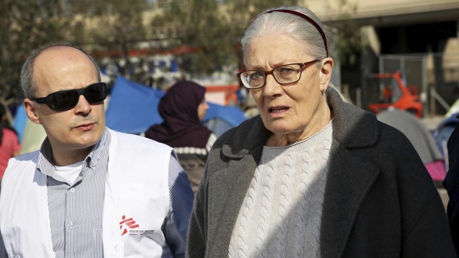 Actriz Vanessa Redgrave alarmada por situación de refugiados: “¡Europa debería avergonzarse!”