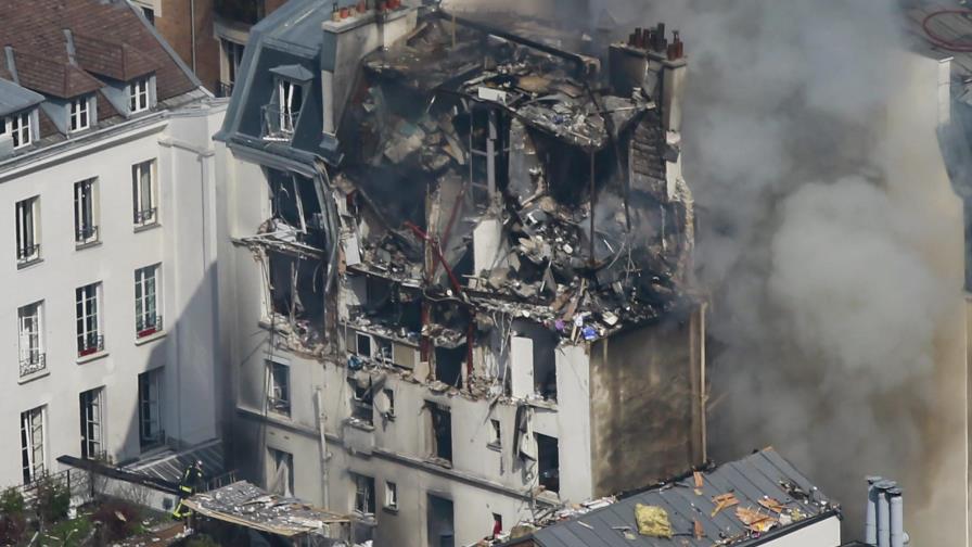 Ocho heridos por una explosión de gas en un edificio de París Ocho heridos por una explosión de gas en un edificio de París