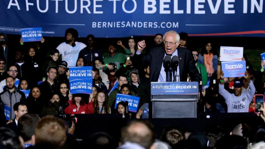 Sanders intensifica su campaña en Nueva York entre latinos y afroamericanos