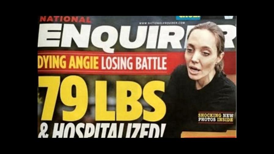 Angelina Jolie grave por cáncer y anorexia, según medio internacional