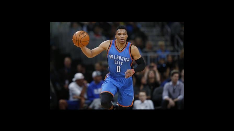 Westbrook llega a 17 ‘triples dobles’ con el Thunder Westbrook llega a 17 ‘triples dobles’ con el Thunder