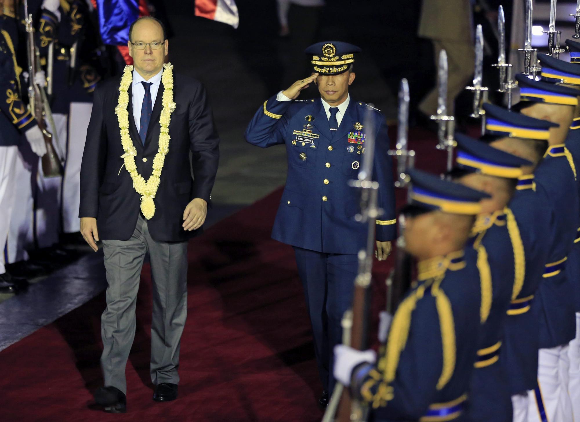 El príncipe Alberto de Mónaco en Filipinas