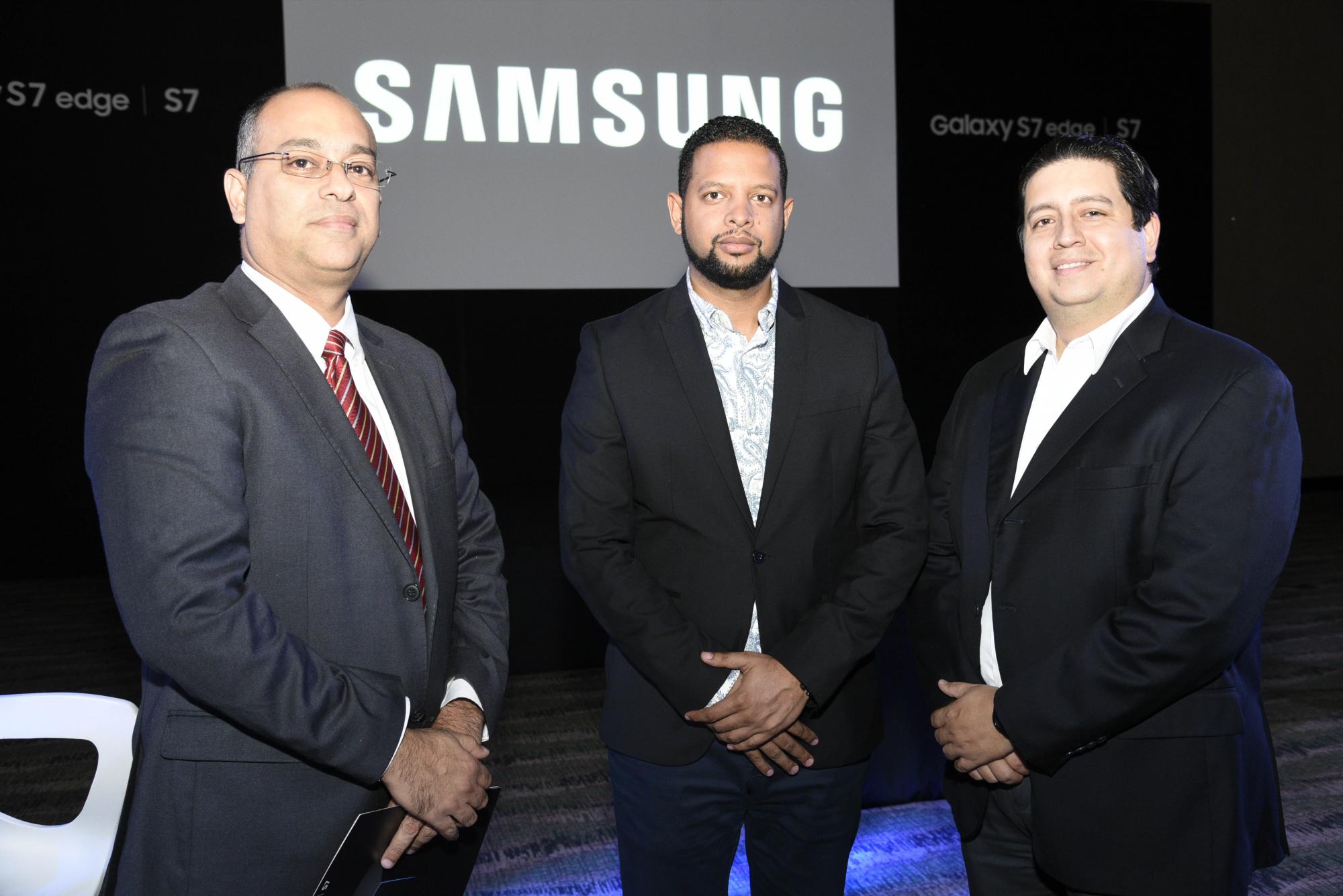 Argenis González, Aneury Contreras y Jorge Viñas.